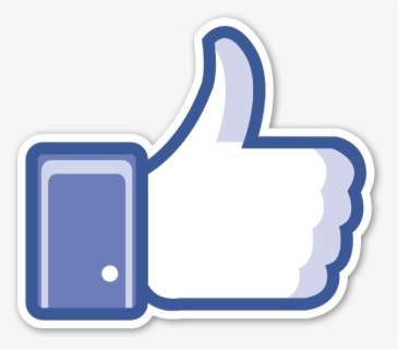 Facebook Thumbs Up Clipart Thumb Signal Like Button Transparent