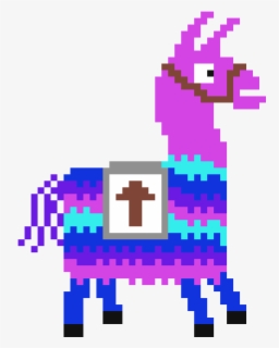 Fortnite Llama Pixel Art Free Transparent Clipart Clipartkey