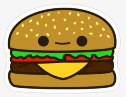 Kawaii Hamburger Pommes Food Face Free Transparent Clipart Clipartkey