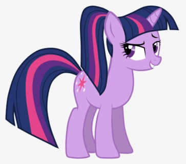 Transparent Ponytail Clipart - My Little Pony Twilight Sparkle Ponytail ...