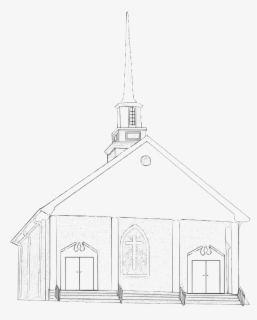 Transparent White Church Outline , Free Transparent Clipart - ClipartKey