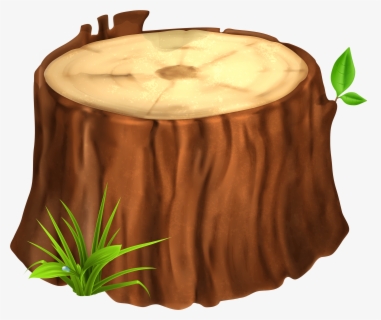 Trunk Clipart Animated Tree - Transparent Background Tree Stump Clipart