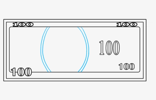 How To Draw A Real 100 Dollar Bill - Dollar Poster