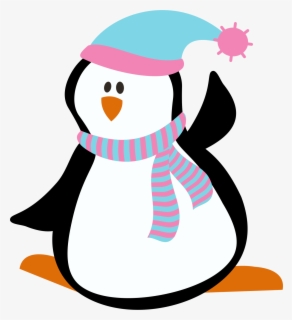 Pinguino Navideño Png Morado , Free Transparent Clipart - ClipartKey