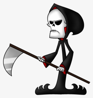 Grim Reaper Clipart Minimalist - Grim Reaper Cartoon Transparent , Free ...