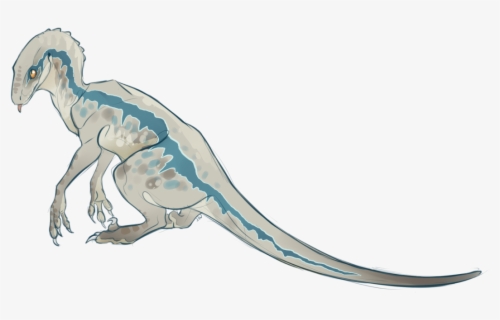 jurassic velociraptor blue