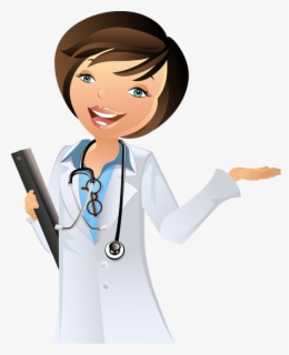 Medical Clipart Female Doctor - Cartoon , Free Transparent Clipart ...