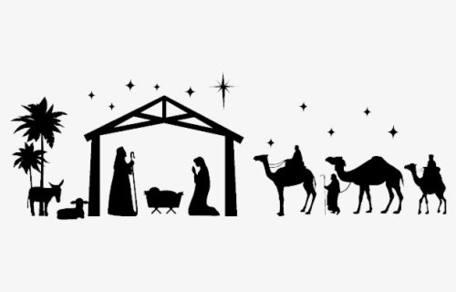 Download Free Nativity Silhouette Clip Art With No Background Clipartkey