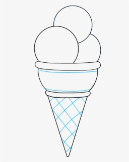 Ice Cream Cone Ice Cream Scoop Clipart - Melting Ice Cream Cartoon