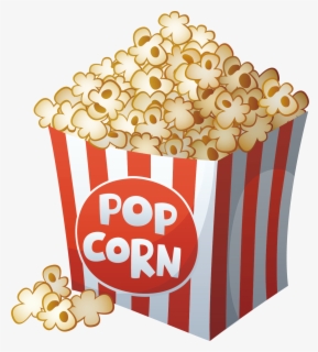 Popcorn Clipart Hollywood - Transparent Movie Night Clipart , Free ...