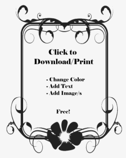 Free Borders Black And White Clip Art with No Background - ClipartKey