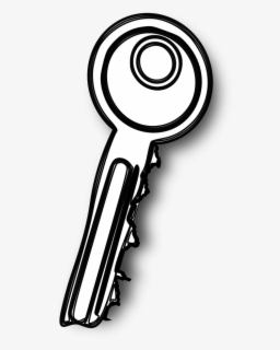 Free Key Black And White Clip Art with No Background - ClipartKey