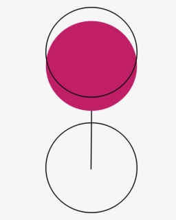 Bicchiere Di Vino Stilizzato Circle Free Transparent Clipart Clipartkey