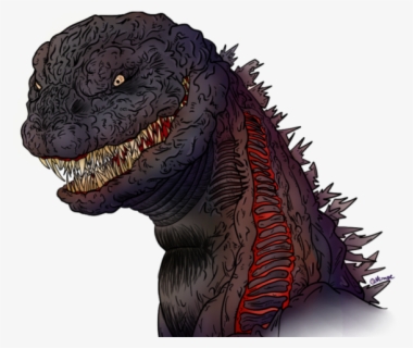 Drawn Godzilla Cute - Shin Godzilla Godzilla Coloring ...
