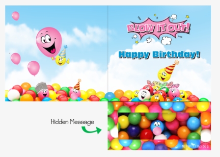 Party Frame Png - Birthday Balloons Frame Png , Free Transparent