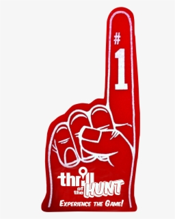 #1 Foam Finger , Free Transparent Clipart - ClipartKey