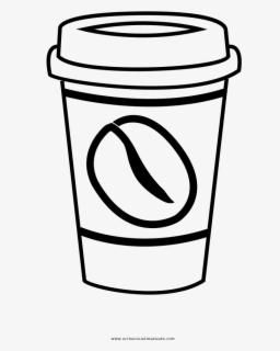Coffe Cup Coloring Page - Desenho De Copo De Café , Free Transparent ...