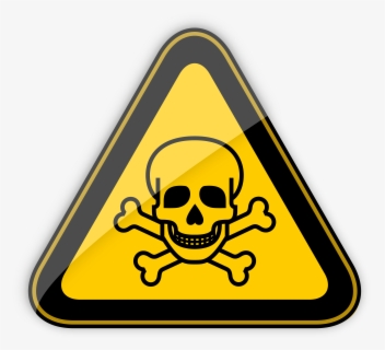 Toxic Warning Sign Png Clipart - Toxic Warning Label , Free Transparent ...