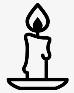 Free Birthday Candle Black And White Clip Art With No Background Clipartkey
