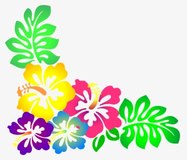 Hawaiian Borders And Frames Flower Clip Art - Clipart Hawaiian Flowers ...