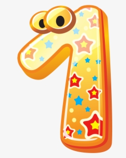 Number 1 Birthday Clipart Free Cliparts Images On Transparent - Number