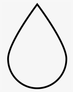 The Icon Is Shaped Simply Like A Tear Drop Falling - Transparent ...