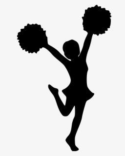 2 EPS Cheerleader Jump Toe Touch Sillhouettes set 3 SVG or PNG files Vinyl Ready Image digital clipart graphics
