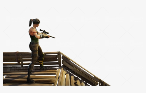 Fortnite Skin With Sniper Png Free Transparent Clipart Clipartkey