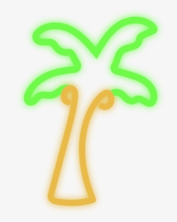 Transparent Neon Palm Tree Clipart , Png Download - Transparent Neon ...