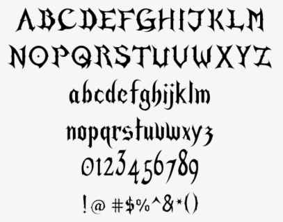 Clip Art Download Font Freaky Horror - Blood Writing Font , Free ...