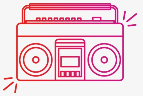 Free Boom Box Clip Art with No Background - ClipartKey