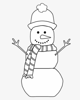 Free Snowman Black And White Clip Art With No Background Clipartkey