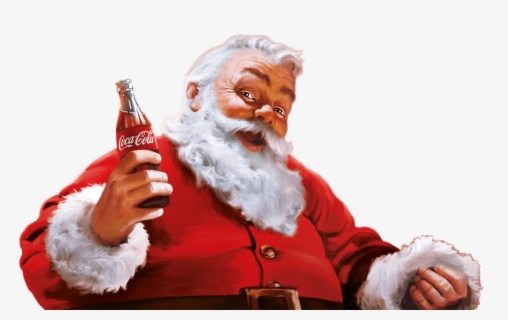 Coca Cola Santa Png , Free Transparent Clipart - ClipartKey