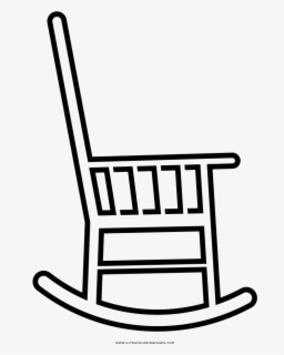 Rocking Chair Coloring Page - Chair , Free Transparent Clipart - ClipartKey