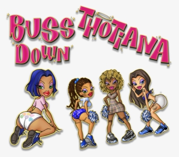 Thotiana Sticker Set - Bust Down Thotiana Stickers , Free Transparent