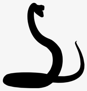 Silhouette, Snake, Reptile, Rattlesnake, Animal - Silueta Vibora Png ...