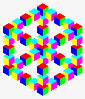 Draw Optical Illusions Cube - Draw Optical Illusions , Free Transparent ...