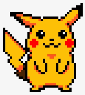 Pikachu Pixel Art Pokémon Drawing Minecraft - Pikachu Mushroom Pixel ...