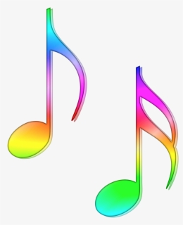 Notes Clipart Music Score - Colorful Clip Art Musical Notes , Free ...