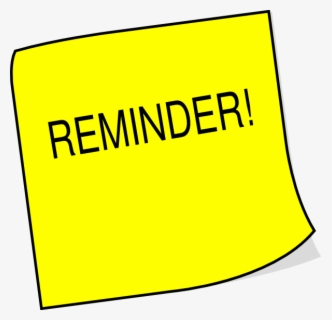 Bulletin Clipart Morning Announcement - Friendly Reminders , Free ...