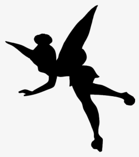 Free Fairy Silhouette Clip Art with No Background - ClipartKey