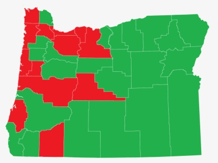 Ballot Measure Wikipedia - Oregon Counties Map Png , Free Transparent ...