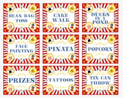 Free Circus Birthday Party - Carnival Free Printables , Free ...