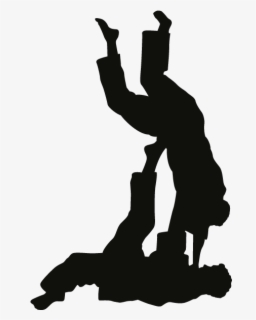 Cartoon Image Of Kids Jiu Jitsu Rear Naked Choke - Jiu Jitsu Kids Logo