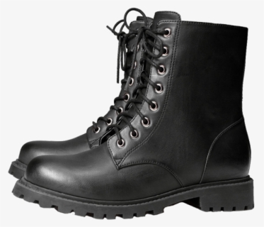 transparent combat boots