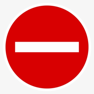 No Entry Sign Panneau Sens Interdit Interdid Png Free Transparent Clipart Clipartkey