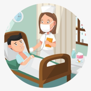 Happy Family - Hospital Ward Cartoon , Free Transparent Clipart ...