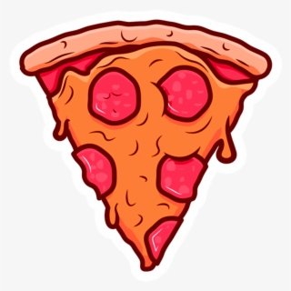 Download Sticker Slice Png - Cartoon Pizza Slice Png , Free Transparent ...