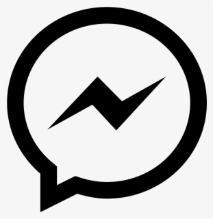 With Fb Messenger Facebook Messenger White Icon Png Free Transparent Clipart Clipartkey