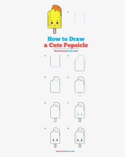 How To Draw Cute Popsicle - Draw A Popsicle Step By Step , Free ...